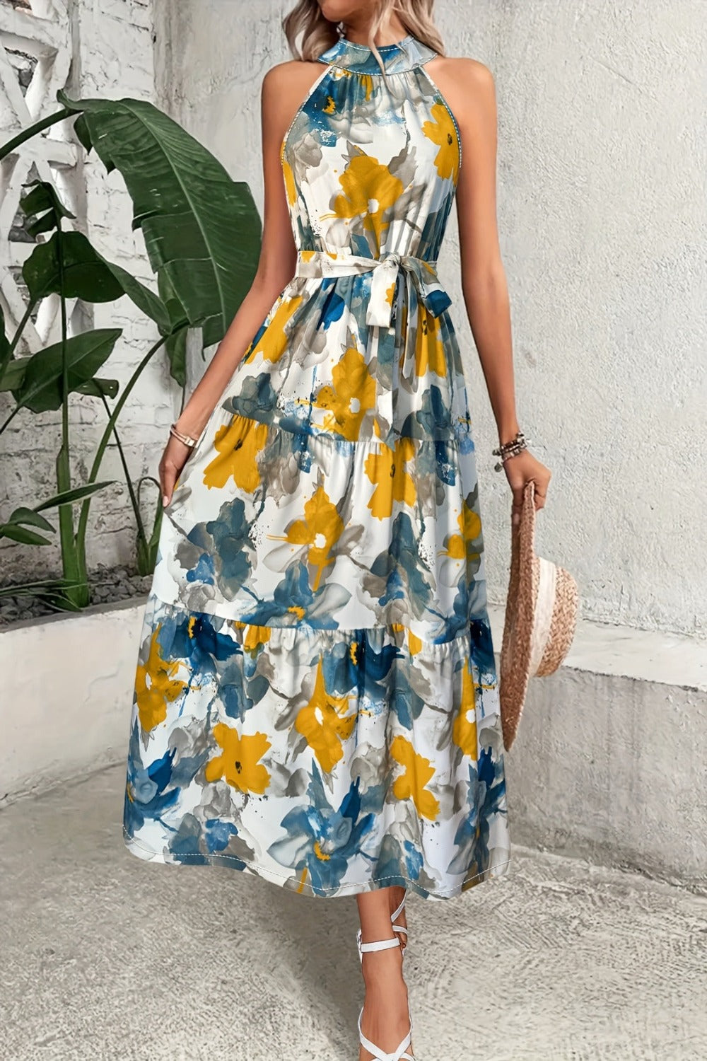 Long Floral Maxi Dress